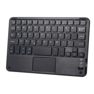 Klavyeler Kablosuz BT 3.0 Klavye 59 Anahtarlar Ultraslim Mini BT Dokunmatik Pad Destekli Klavye Dizüstü Bilgisayar Tableti için IOS Sistemi