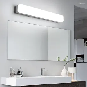 Duvar lambası 2024 Kare LED Ön Ayna Banyo Dolabı Şifoniyer Basit Giriş Yatak Odası Sayacı Başucu Okuma