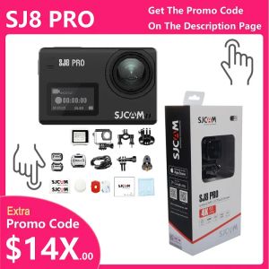 Kameralar sjcam sj8 pro 4k 60fps wifi uzak ultra hd ekstra spor aksiyon kamera tam aksesuarlar seti kutu canlı akış DV kamera