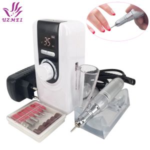 Beaker New Design Multifunction 35000rpmpmpmable Portable Electric Drill Drill Hine Manicure Pedicure Set Nail Tools