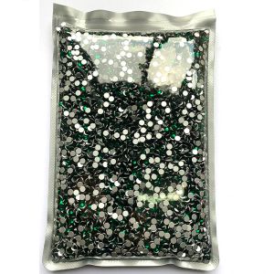 Ruj 14400pcs Dökme paketinde toptan flatback berrak zümrüt non hotfix parıltılı tırnak rhinestones ss3s220 tırnak süslemeleri y0020