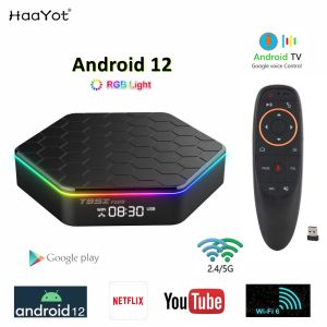 Box 2022 Android 12 TV Box WiFi6 1080p H.265 4K 60FPS 4G 32G SMART 6K SET TOP BOX IPTV 3D Media Player