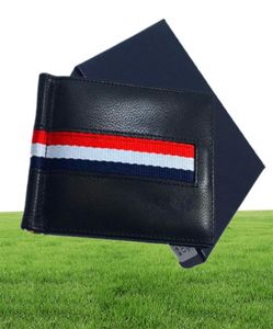 Подлинный кожаный держатель кредитных карт кошелек Classic Black Designer Money Clip Wallet 2020 Новые прибытия мужские кошельки идентификационные карты Drop972958