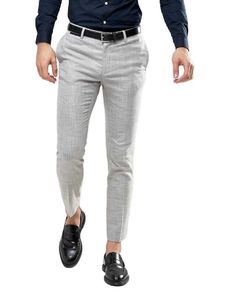 Toptan Erkek İnce Fit Elbise Pantolon Yüksek Kalite Konforlu Ucuz Özel Yapım Ofis Pantolonları Erkekler