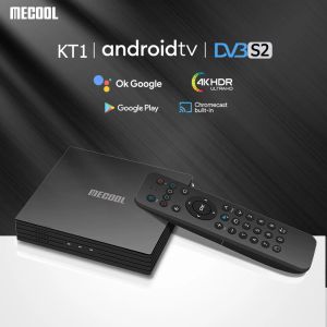 Box Mecool KT1 4K Android TV Box Smart DVBS2 IPTV SET TOP BOX 2 ГБ ОЗУ 16 ГБ ПЗУ AMLOGIC S905X4 HDR10+ приемник USB3.0 2,4G/5G WiFi