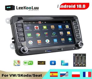 Lekooluu 2 Din Android 8.1 Car Radio GPS для VW // Golf/Polo/Tiguan/Passat/B7/B6/Seat/Leon/Skoda/Octavia Car Multimedia3743442