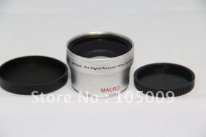 Aksesuarlar 0.45x 40.5mm genişlik, 40.5 mm DSLR/SLR Dijital Kamera için Makro Dönüşüm lensli