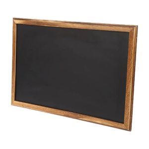 Retange de digitalização Mensagem de madeira pendurada Blackboard WordPad SIGN PEDRO DE CRIANÇAS