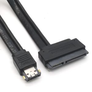 2024 Новая двойная мощность ESATA USB 12V 5V Комбо до 22PIN SATA USB CABL