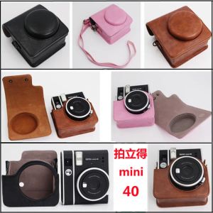 Fuji Polaroid Instax Mini 40 Kamera Çantası Koruyucu Deri Kılıf Mini 40 Kabuk için uygun montaj