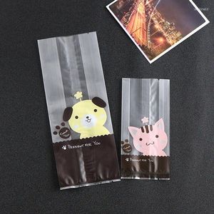 Hediye sargısı 50pcs Kore Paketler Köpekler ve yavru kedi/parça çikolatalı bisküvi el yapımı sabun ambalajı