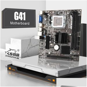 Anakartlar Masaüstü Anakart Intel G41 yonga seti soketi LGA 775 Ana Pano SATA2.0 Port DDR3 1066/133Hz Destek Xeon Bırak Teslimat DHVCL