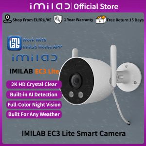 Оригинальная система Imilab EC3 Lite Outdoor Camera 2.5K HD WiFi IP Smart Siren Home Security Security Security Night Vision CCTV Веб -кама