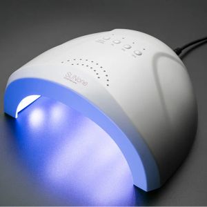 Kurutucular Ücretsiz Nakliye Tırnak Kurutucu Tırnak Jel Polonya Mini LED UV Kürleme Lambası 48W 110V220V Tırnak Makinesi Tırnak Sanatı Aracı Beyaz Işık Kurutma