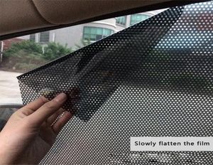 1PAIR CAR WINOW Пленка Паразоль Авто солнцезащитный защита солнечного шага с тонированным стеклянным стеклянным стеклян