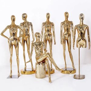 Neue Goldene Mannequin Slim Women Model Ganzkörper für Display LL