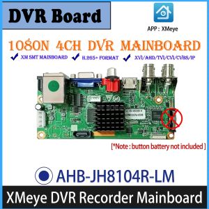 Kayıt cihazı Xmeye P2P 4CH 8CH 16CH 1080N Çözünürlük DVR Anakart 6 İçinde 1 XVI AHD TVI CVI CVBS IP Kameraları CCTV Sistem Monitörü