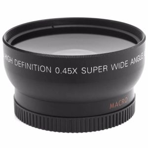 Аксессуары 52 мм 0,45 раза широкоугольная линза + линза Ro для камер DSLR Nikon с 52 -миллиметровой нити из ультрафиолетового фильтра Бесплатная доставка