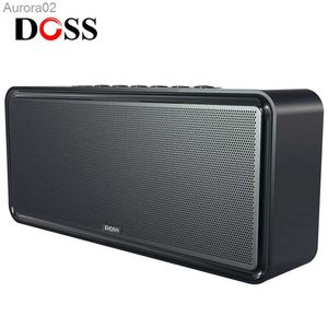 Портативные динамики Doss Беспроводной динамик Bluetooth BT 5.0 Soundbox XL Мощный 32W Stereo Bass Music Box TWS Портативный домашний динамик YQ240409