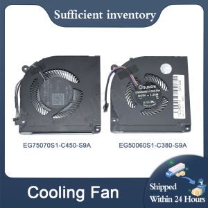 Sunon DC5V 2.25W EG50060S1C380S9A EG75070S1C450S9A CPU Soğutma Fanı dizüstü bilgisayar radyatörü için yeni pedler