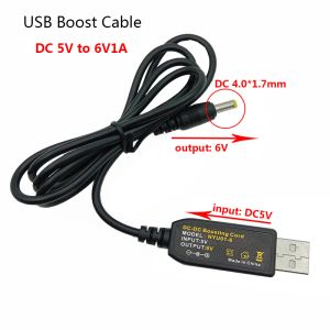 4.0*1.7mm USB GOOST Kablo Kablosu DC 5V - 6V 6 Volt 6V1A Adım Up Modül Dönüştürücü Güç Adaptör Besleme WiFi Yönlendirici Hoparlör