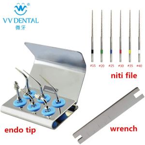 VV Endo Kit Endodontik Kök Kanal Uç Dişleri Temizleme EMS Woodpecker Diş Scaler Ultrasonik Piezo Scaler Endo İpuçları