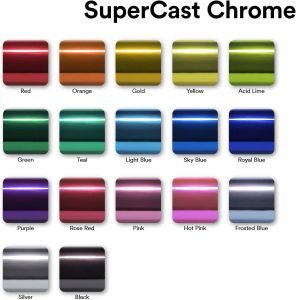 Araba Renk Değişikliği Filmi (152CMX18m) Pembe Supercast Krom Vinil Sargı Sticker Otomatik Araç Motosiklet Diy Çıkartma Zhuaiya