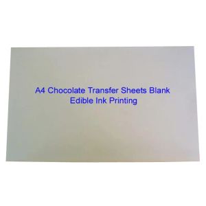 Бумажные шоколадные листы трансфер a4 blank пирог с рисовой бумагой для отпечатков еды на шоколадная съедобная чернила