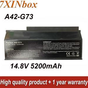 Батареи 7xinbox 14.8V 5200MAH A42G73 A43G73 Батарея для ноутбука для ASUS G53JW G53SW G53SX G73S G73JH VX7SX Серия ноутбуков Заменить батарею