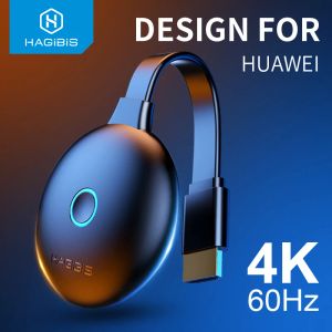Box Hagibis Hdmicabatible Dongle TV Stick Wireless Wi -Fi Miracast Adapter 4K 1080p -Приемник для YouTube iOS Android