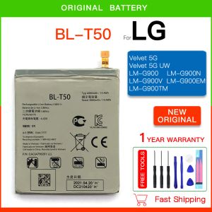Оригинальная запасная батарея BL-T50 4000MAH Батарея для LG для LG Velvet 5G UW LM-G900 G900N G900V G900EM +БЕСПЛАТНЫЕ ИНСТРУМЕНТЫ +Код трека