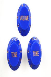 Mavi 1 cilt 2 Tonelot Elektro Gitar Kontrol Düğmeleri Çamurluk Strat Stili Elektro Gitar Topçukları2856253