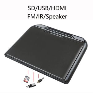 HD Ekran 11.1 inç Araba Video Oyuncuları 1080p Otomatik Tavan TV Çatı Montajı Ekran Flip Aşağı Araba Monitörü USB FM HDMI Ayna Bağlantı