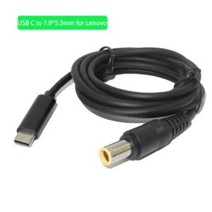 USB C PD Şarj Kablosu Tipi C - DC ASUS Dell HP Acer Samsung LG dizüstü bilgisayarlar için DC Universal Power Adaptör Dönüştürücü Asus dizüstü bilgisayarlar Güç Adaptörü