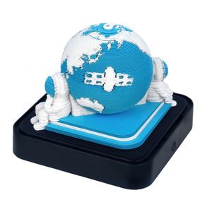 Yenilik 3D Takvim Süsleme Not Kağıt Doğum Günü Hediyesi Minyatürleri Jotter Ofisleri Dekor Ev Dekoratif Nesne Memo Pad Figürinler 240402