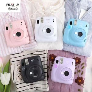 Kamera Orijinal Fuji Instax Mini 11 Kamera Fujifilm Anında Film Kamera Kökeni Pembe/Mavi/Gri/Beyaz/Mor ile Instax Mini Film