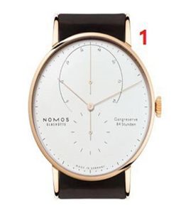 Men039s Satış One Piece Drop Quartz İki El Yarım İzle Alaşım Paslanmaz Çelik İzle Nomos2322I294J9628303