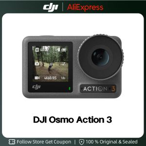 Камеры DJI Osmo Action 3 4K/120FPS SuperVide FOV холодные устойчивые к длиннокачественным двойным сенсорным экранам совершенно новый