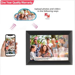 WiFi Frameo Digital PO рамка 101 -дюймовой 32 ГБ Smart Picture с 1280x800 IPS HD сенсорный экран Y240401