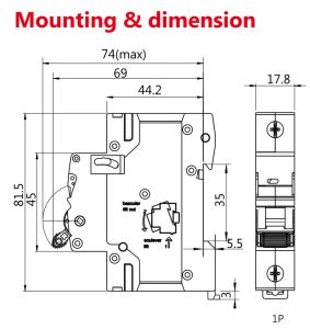 Geya Gym9h 1p 10ka Sweark Simply McB DIN RAIL 230 В 400 В Mini Circuit автоматический выключатель 6A-63A Тип переменного тока заводской заводской производитель прямой производитель