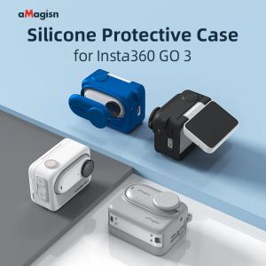 Accessori in magazzino per Insta360 GO3 Silicon Case per Insta360 GO 3 Action Camera Copertura Accessori per copertina di protezione