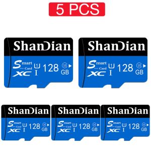 Карты Shandian Pay 5 PCS Card Memory Card 8GB 32GB / 64GB / 64GB 128GB Flash UHS3 Micro Mini SD -карта для мониторинга таблетки тахографа