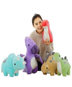 30 cm farbenfrohe Plüsch Dinosaurierspielzeug gefüllt süße Puppenweiche Cartoon Tier Kawaii Kinder Spielzeug süße Kinder039s Geschenk Brinquedos La1096273285