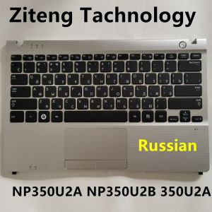 Klavyeler Ru Rusya Samsung NP350U2A NP350U2B 350U2A Dizüstü Klavye