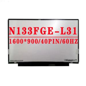 Экран N133FGEL31 N133FGE L31 13,3 дюйма 1600X900 HD LVDS 40PIN 66%NTSC 60 Гц ЖК -экрана.