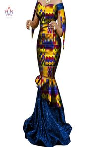 Çin için 2020 Moda Kadınlar İçin Afrika Elbiseleri Dashiki Artı Beden Afrika Giysileri Bazin Plus Boyut Elbise WY683040555409
