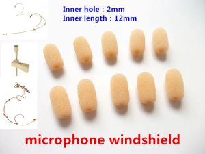 Аксессуары Linhuipad Microphon Microphon Small Foam Windscreens Microphone Foad Covers/2 мм отверстия ветровые стекляны 15pcs./lot Бесплатная доставка