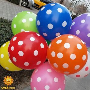 Parti Dekorasyonu 12inch 15/25pcs Renkli Spottel Balon Swedding Doğum Günü Festivali Yıldönümü Sevgililer Çocuk Oyuncakla nişanlandı