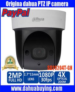 Inglês original Dahua SD29204SGN 1080P 2MP IR 30M NightVision Micro SD Memória 4x Rede PTZ Mini Dome Câmera DHSD29204SGN2843347