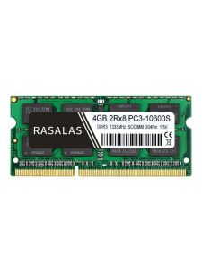 Rams Rasalas 4GB 2RX8 PC310600S DDR3 1333 МГц SODIMM 1,5 В ноутбук RAM 204PIN MEMIMPOP SODIMM NOECC